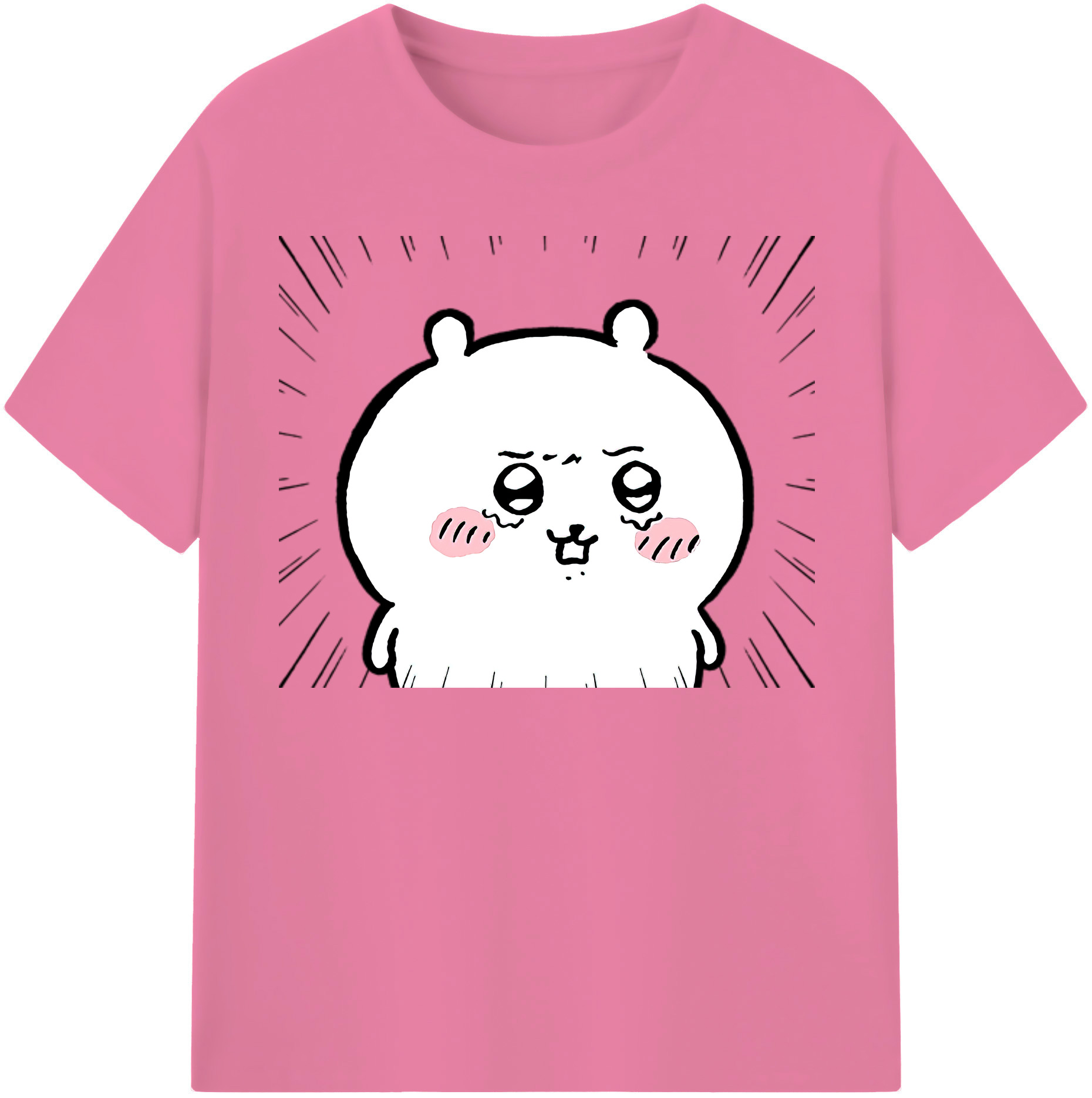 （画像用） ちいかわ ちいかわ Chii-kawa chiikawa 綿100％半袖Tシャツ（フロントプリント）
